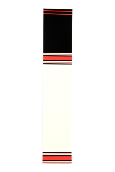 Pfeilcrestings schwarz rot weiß (Stück)